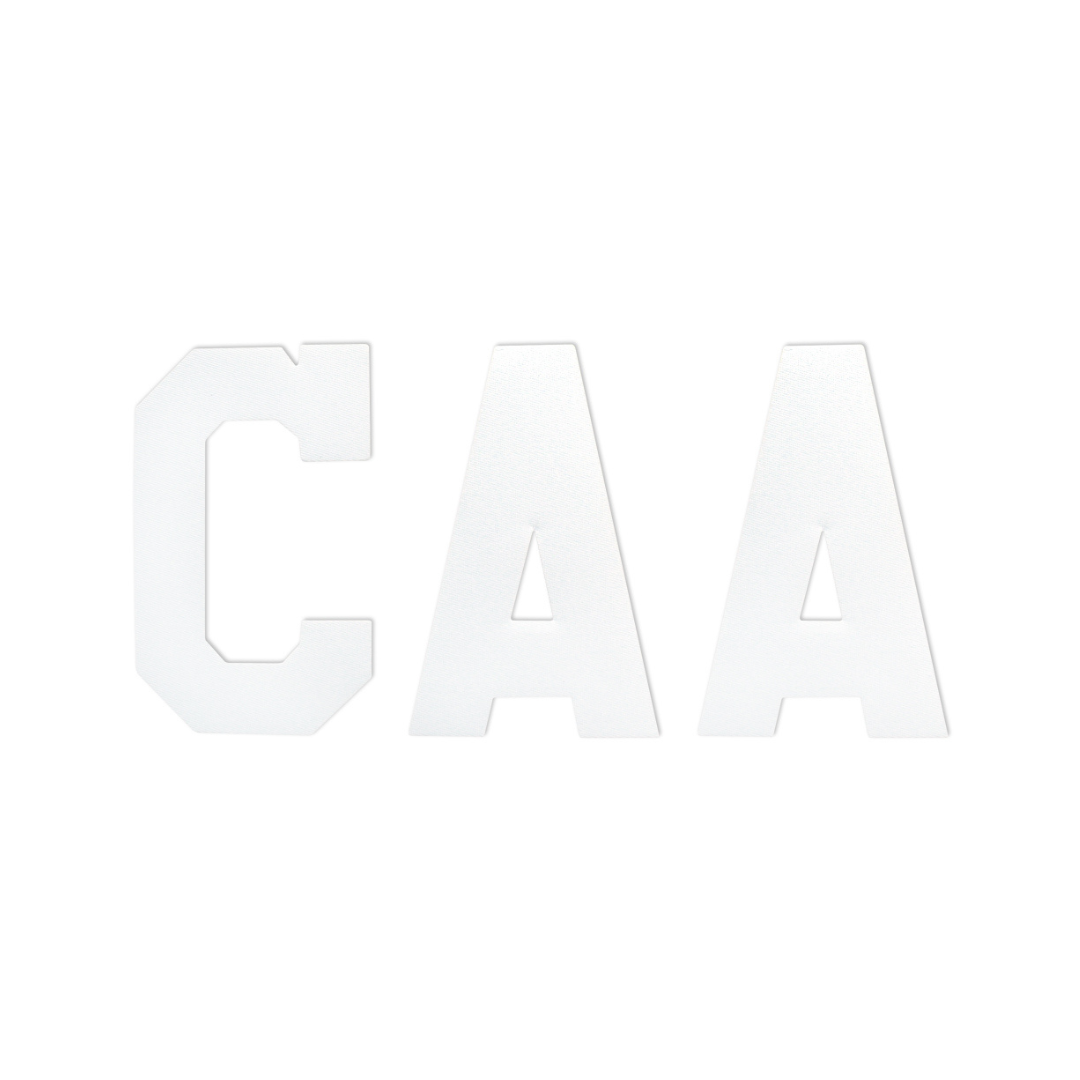 White Captain Letters | Primo X Hockey