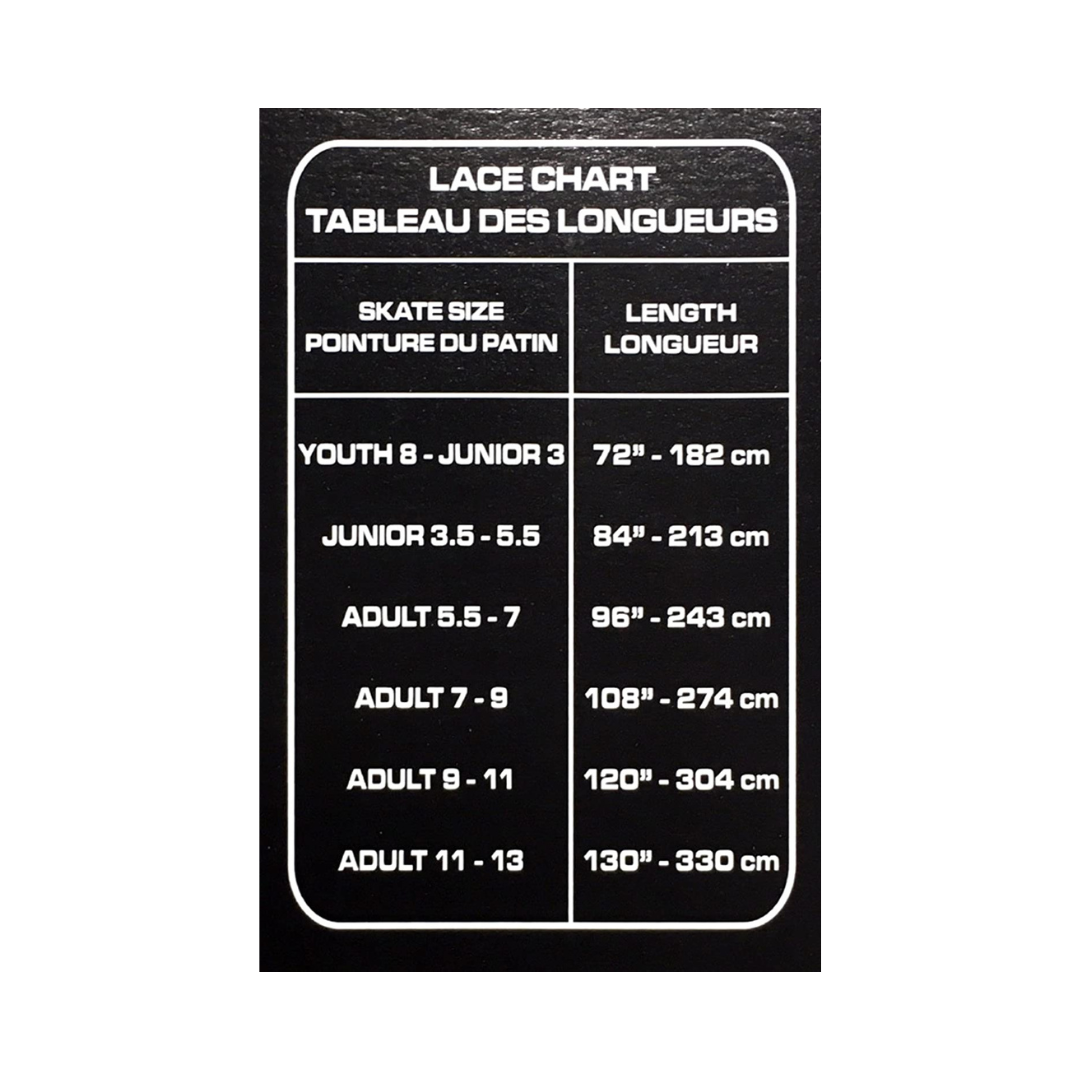 Elite Lace Sizing Chart