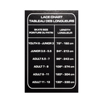 Elite Lace Sizing Chart
