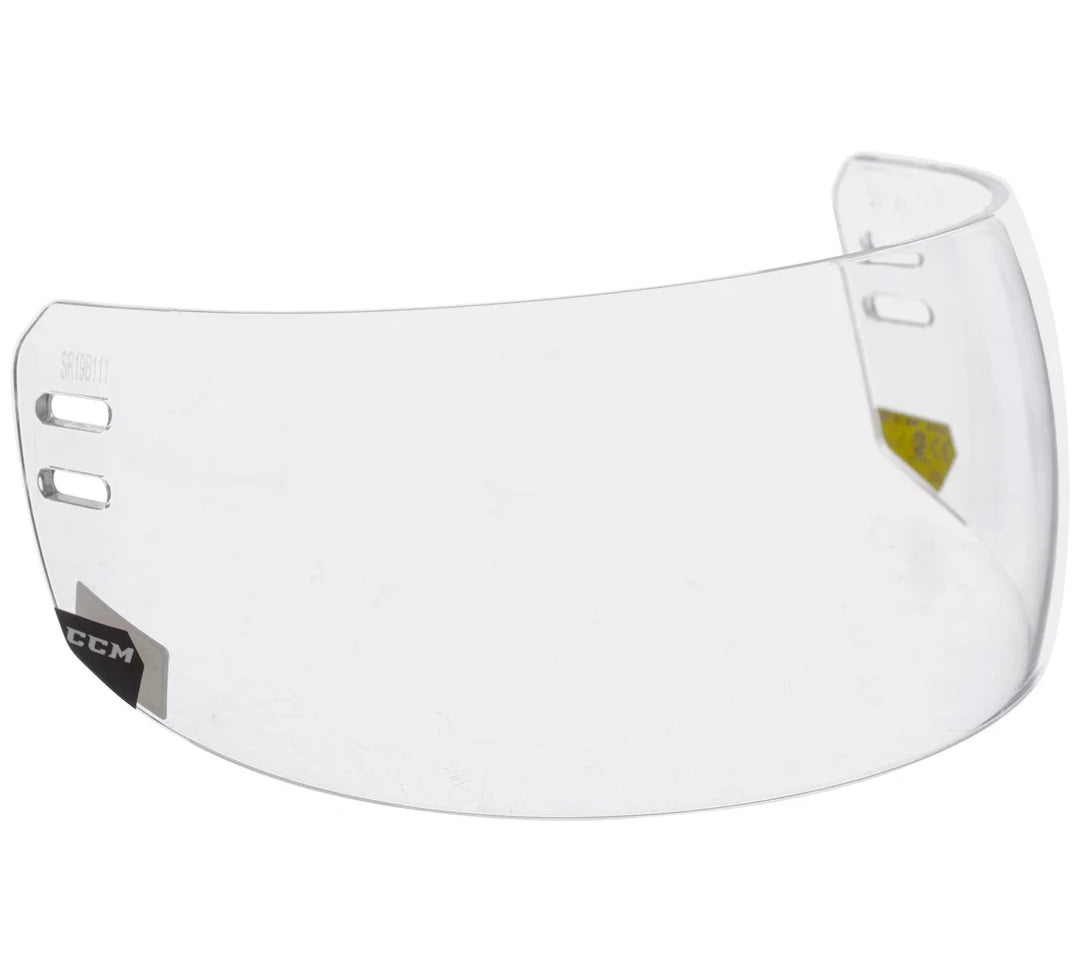 CCM clear VR 14 visor for hockey helmets.
