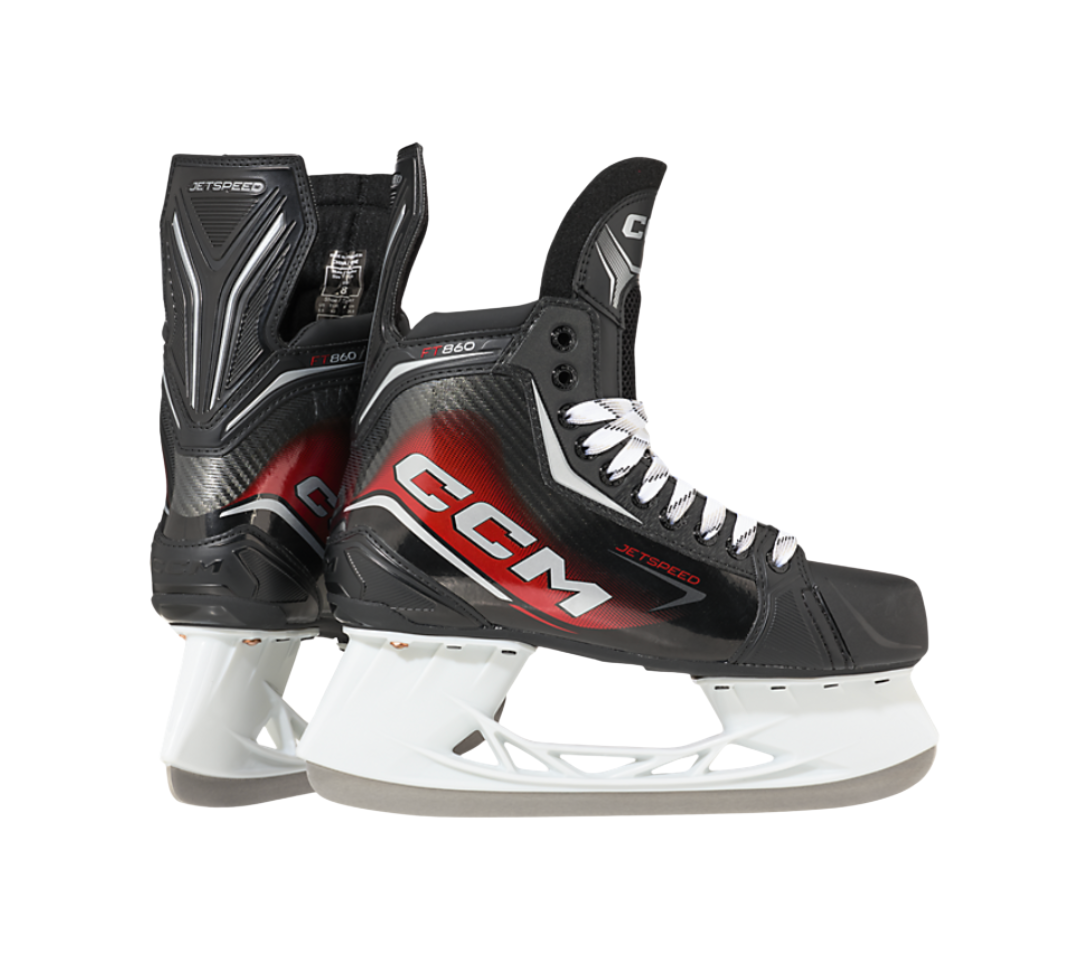 Pair of CCM FT860 senior hockey skates.