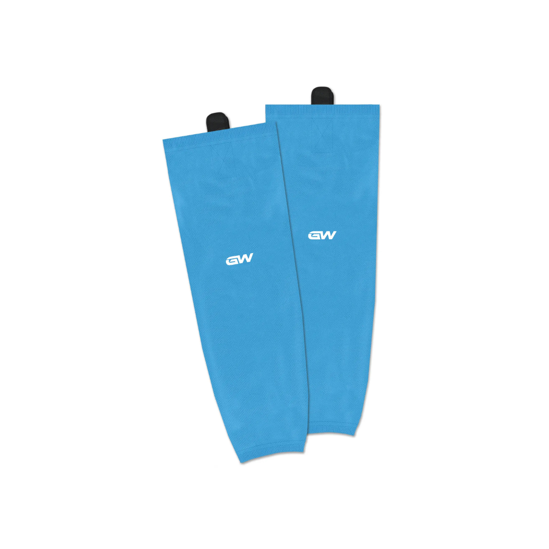 Gamewear SK5500 hockey socks sold as a pair in sky blue.