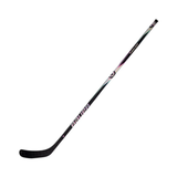 Bauer Proto2 senior Hockey Stick in it's standard black color with multicolored designs.