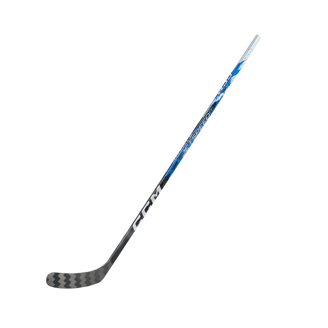 CCM Jetspeed FT9 Pro senior hockey stick in the colorway blue.
