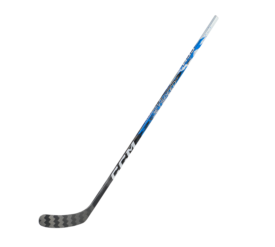CCM Jetspeed FT9 Pro senior hockey stick in the colorway blue.