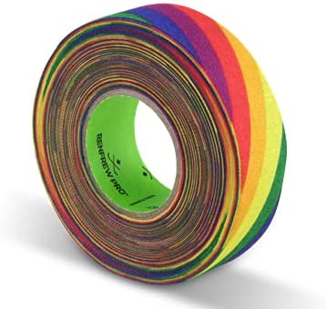 Rainbow Cloth Hockey Tape