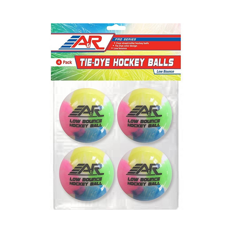 Low Bounce Tie-Dye Ball (4 Pack)