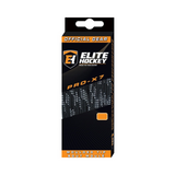Black Elite Pro X7 Unwaxed Hockey Laces | Primo X Hockey