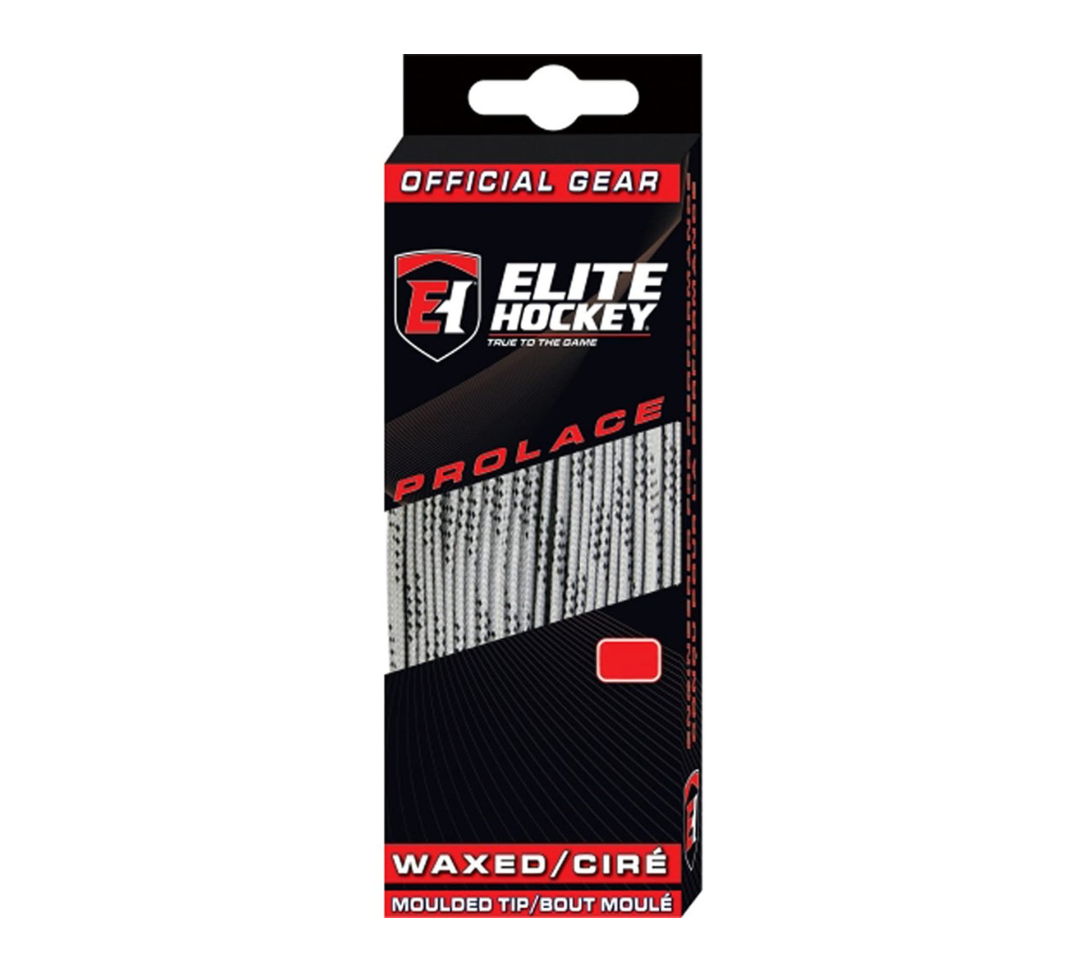 Silver Grey Elite Prolace Waxed Hockey Skate Laces - Primo X Hockey