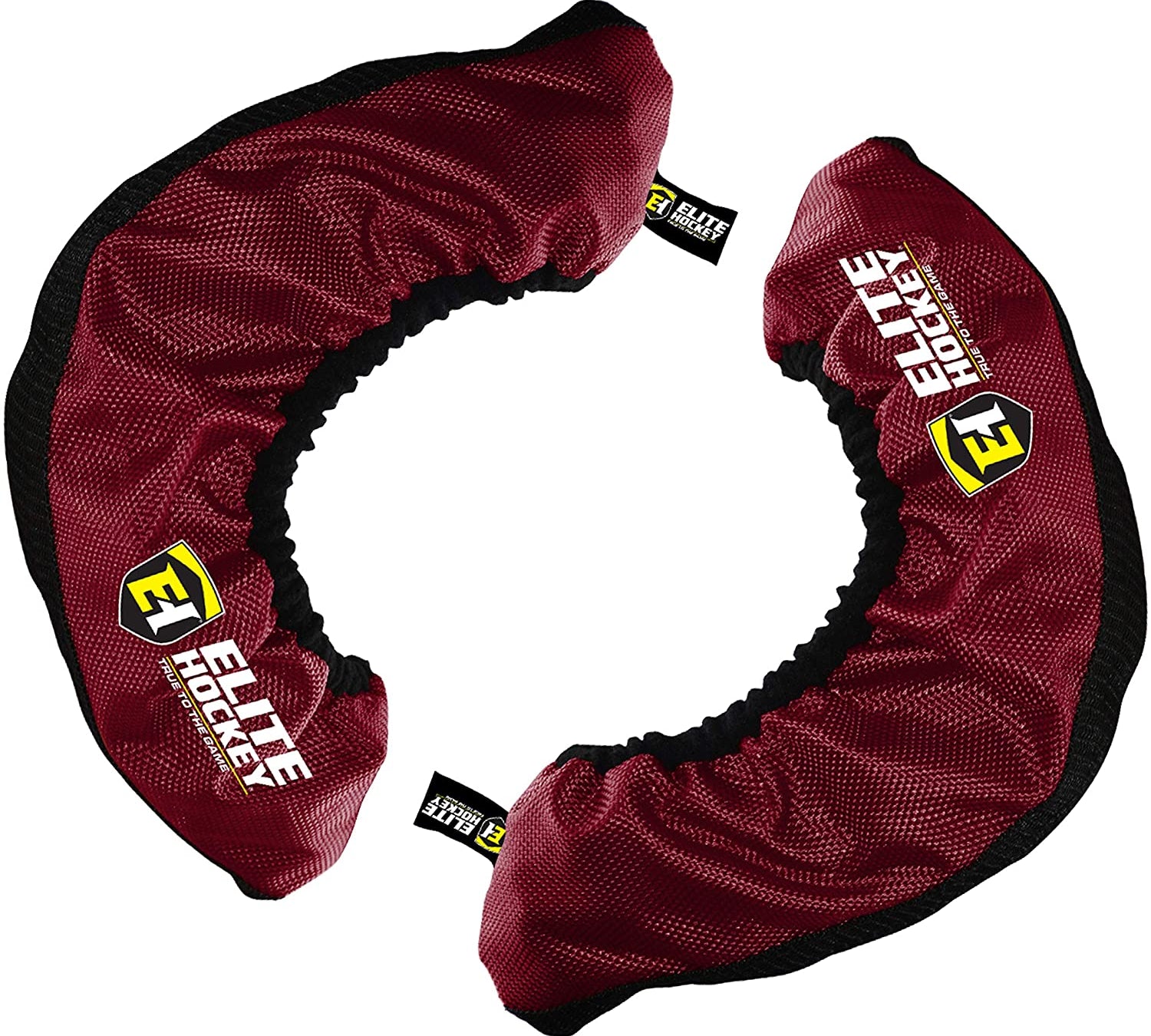 Pair of Elite Pro-Blade Soakers in maroon Sold by Primo X Hockey.