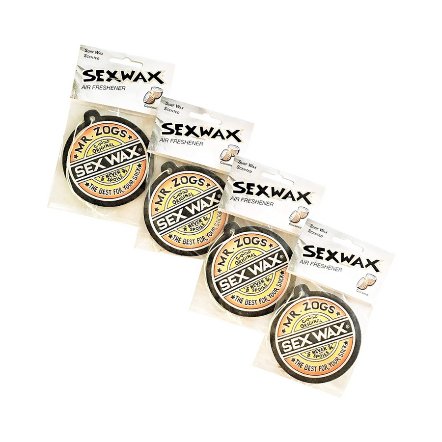 Sex Wax Air Freshener (3-Pack, Coconut) (Limited Edition)