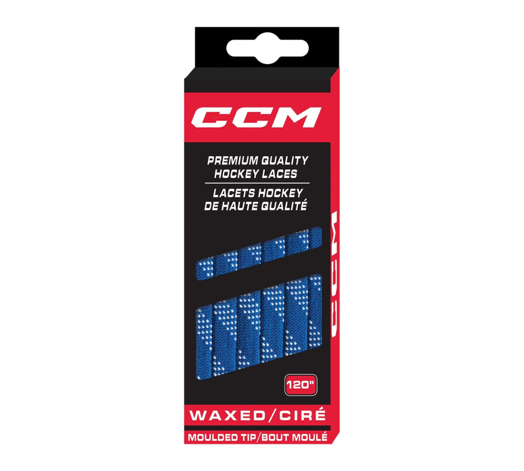 CCM Waxed Moulded Tipped Laces