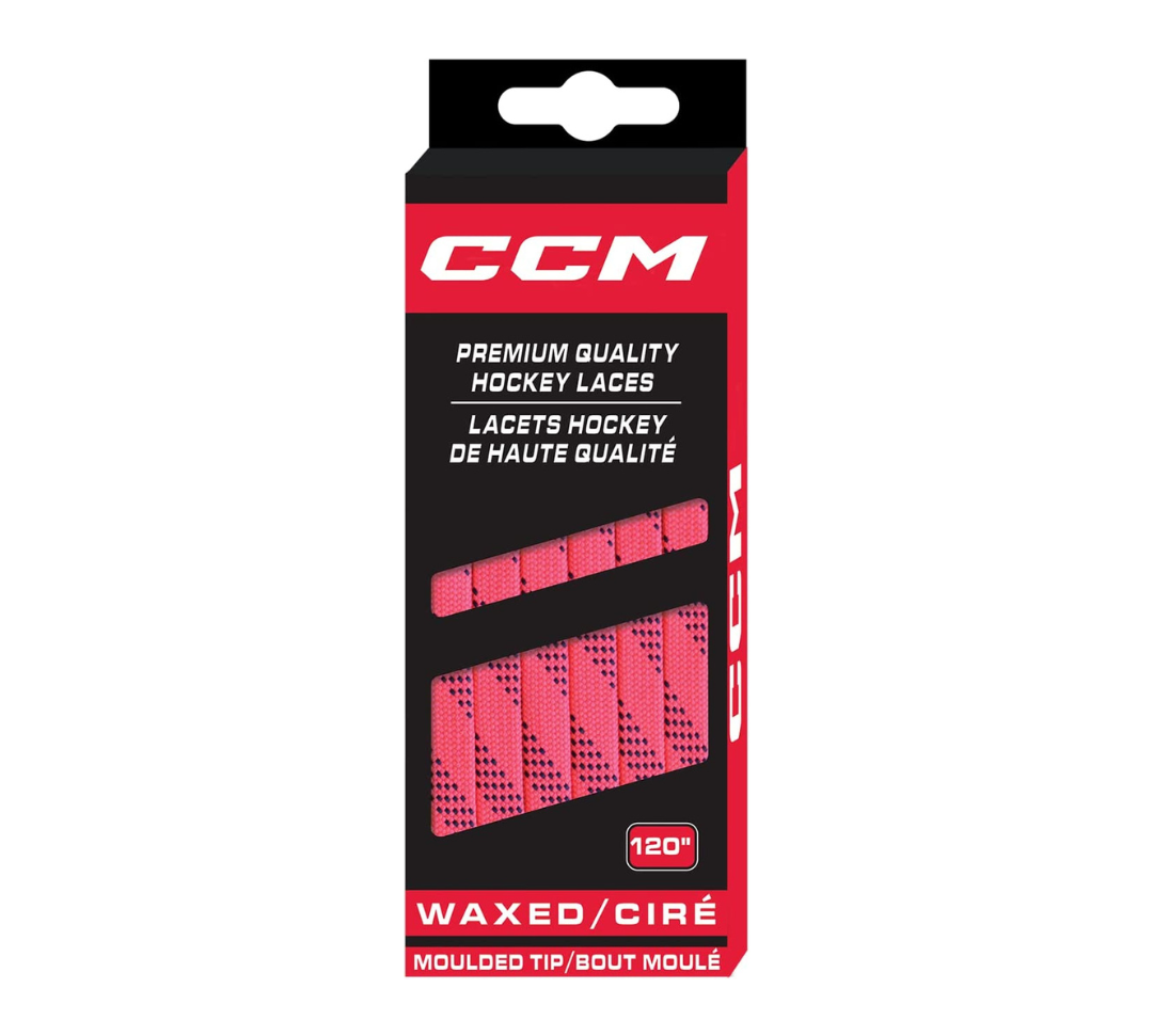 CCM Waxed Moulded Tipped Laces