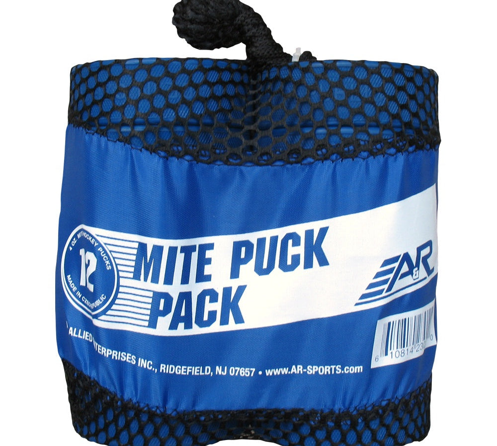 12 pack blue mite practice pucks | Primo X Hockey